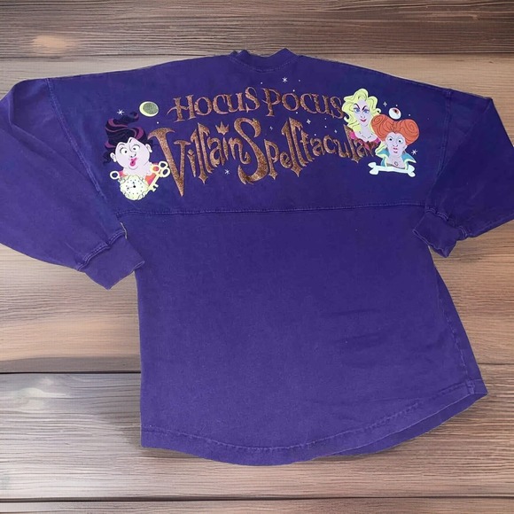 Disney Spirit Park Jersey Halloween Party Hocus Pocus Villain Spelltacular Sz XS - Picture 1 of 16